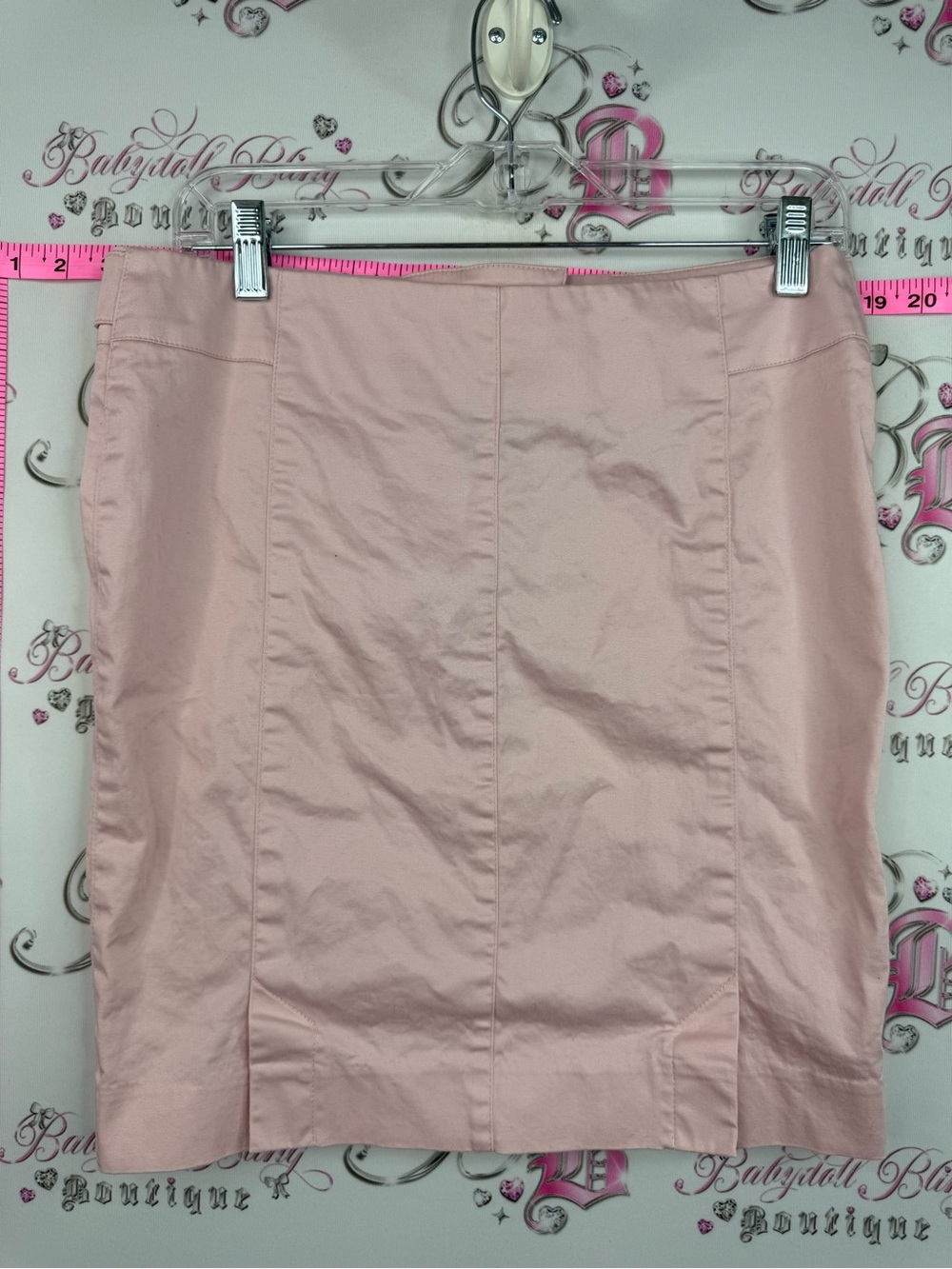 PERIPHERY skirt light pink Women's Blush Pink Pencil Skirt